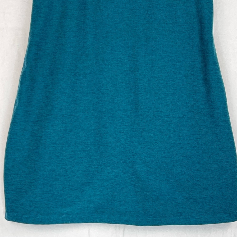 Beyond Yoga Sz S Spacedye Essentials Dress In Deep Sea Heather Blue Green Tennis - Picture 7 of 15
